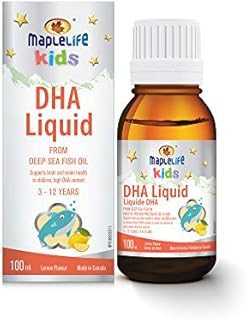 MapleLife kids DHA Liquid from deep sea fish oil supports brain and vision