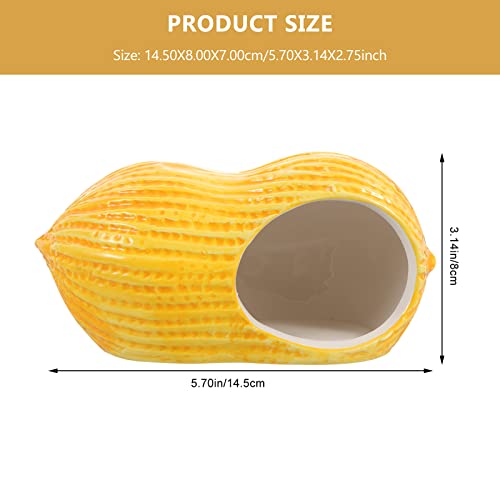 POPETPOP Criceto Ceramica Nido di Arachidi Forma