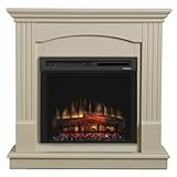 Dimplex Chadwick CDW15XHD Optiflame Electric fire Suite, Fullly Assembled Complete Fireplace Site with 1500 Watt Heater, 2 Heating Settings and A Choice Of Flame Colours
