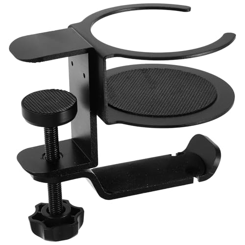 Soporte para auriculares de escritorio USHOBE: organizador de aluminio con abrazadera ajustable 1