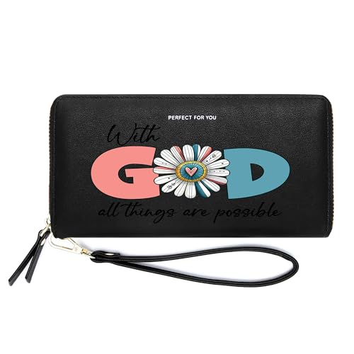 ZRTARY Customized Flower Style Women's Wallet,Birthday Gift,Father's Gift for Father,Grandfather,Valentine's Day Gift for Mother,Wife 1296o