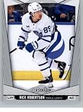 2024-25 O-Pee-Chee 72 Nick Robertson Toronto Maple Leafs Official NHL Trading Card (Stock Photo Shown, Card in Near Mint to Mint Condition)