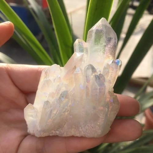 Quartz Crystal Cluster blanc pour décoration de jardin et terrasse - 4