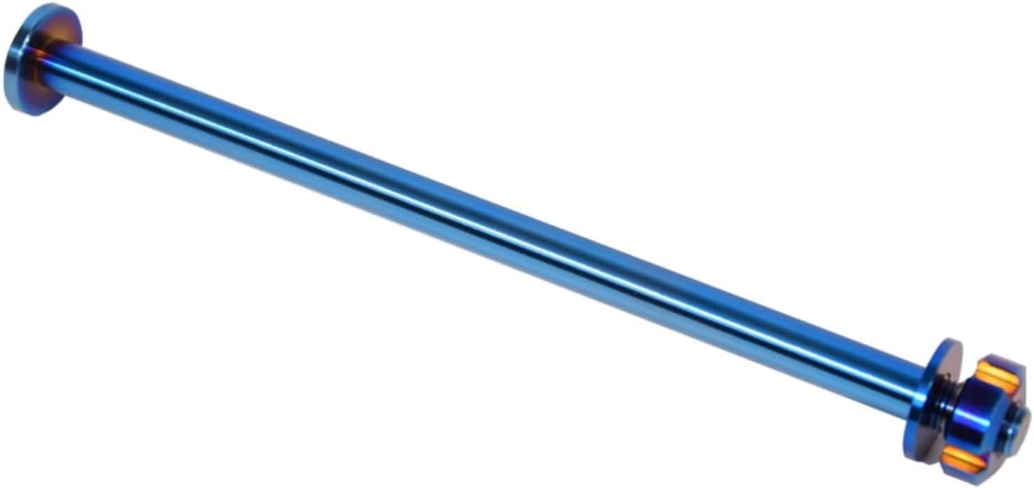 Titanium Center Shaft with Nut for Surron Light Bee X/S/X160/X260 Dirtbike Off-road Motorcycle Accessories Mean Axis for Sur-ron Parts (Blue)