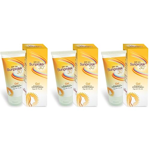 Image of Salve Sunprotek Matte Look Sunscreen SPF30 PA+++ For Oily or Acne prone skin, Paraben & Sulphate free For Women And Men - 50gm (Pack of 3)