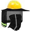 TCCFCCT Full Brim Mesh Neck Sun Shield ، حماية عالية من أشعة الشمس وغطاء وجه Bandana Headband ، ملحقات Hat Hat ، عبوتين ، أسود