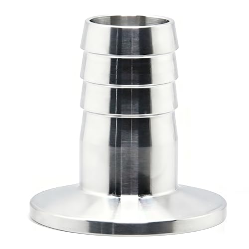 Image of QiiMii KF25 Flange to 20 mm Rubber Hose Barb Adapter Fitting for Vacuum