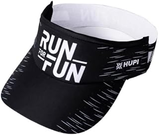 Viseira Para Corrida HUPI Run For Fun Preta