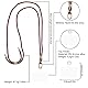 AHABIPERS Universal Handykette, Nylon, Verstellbar, Kompatibel mit Meisten Smartphones, Rot