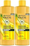 Garnier Fructis Bananen Shampoo, Für strapaziertes Haar, Sanfte Reinigung mit leichtem...