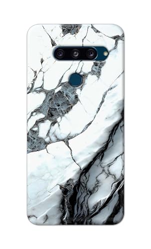 Image of Printed Hard Back Cover for LG V40 ThinQ Back Cover (Marble Design -K1) -190724(DP)