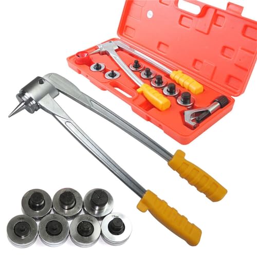 KEESUNG Juego de expansores manuales para tubos de 10 – 28 mm, con cortador de tubos, incluye 7 tenazas de expansión de tubos, tubo expansor de tubos