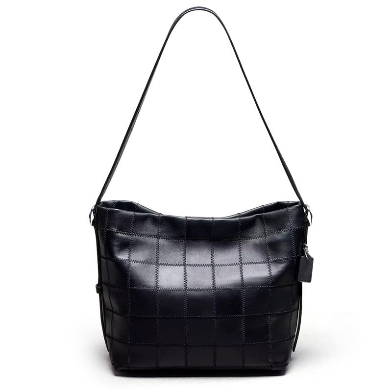 2025 New Bucket Bag Vegan Leather Shoulder Purses for Women Trendy Adjustable Strap Y2k Crossbody Purses Women