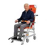 Manueller Lift Treppenstuhl, Patien Transportstuhl, Leichtgewichtel Zurammen Krankenstuhl, Maximale Belastbarkeit: 159 kg, Krankenwagen für Rehabilitationszentrum