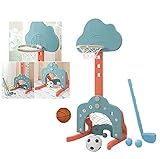 🏀 【Beneficio】 Comience en la configuración más baja y a medida que su hijo crezca, también crecerá fácilmente. Desarrollar habilidades motoras gruesas y la cooperación del equipo nunca ha sido tan divertido o fácil.