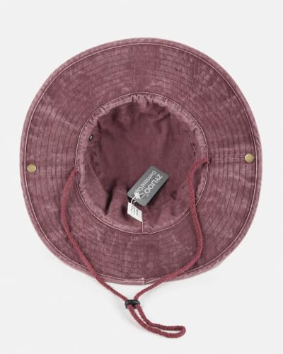 Image of Zylioo XXL Boonie Hat for Big Heads, Wide Brim Sun Hat with Chin Strap | Washed Cotton Feel With Floppy Brim And Chin Cord, Comfortable For Hiking, Fishing, Safari, Beach, Camping, And Travel