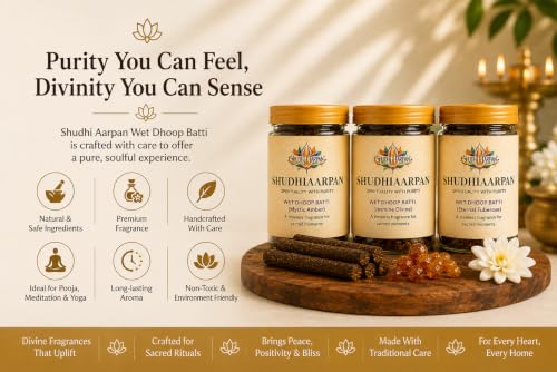 Image of Tuberose, Mystic Amber, Jasmine, Wet Dhoop Batti Pack of 3
