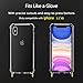 Funda con Cuerda para iPhone X/XS, Carcasa Transparente TPU Suave Silicona Case...
