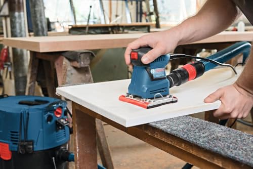 BOSCH GSS20-40 Orbital Finishing Sander 1/4-Sheet, 2 Amp, 12000 OPM with Dust Collector - Image 5