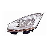 Componentes de carrocería Faro Principal Izquierdo, H7+H1 - Eléctrico con Motor para CITROEN C4 PICASSO dal 2007 a 2010