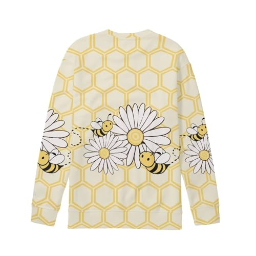 Kids Stylish Sweatshirt Versatile for School Travel Weekend Wear Crewneck Long Sleeve2