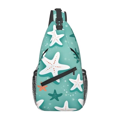 Bolso bandolera Sling con diseño de estrella de mar