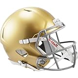 Riddell NCAA Notre Dame Fighting Irish Helmet Full Size ReplicaHelmet Replica Full Size Speed Style 2016, Team Colors, One Size
