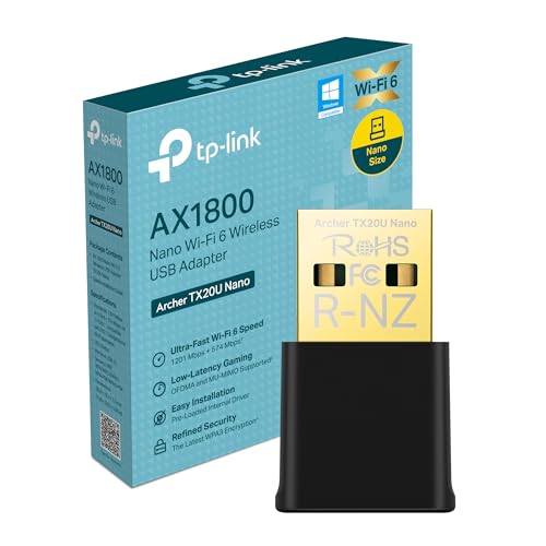 TP-Link Archer TX20U Nano Adattatore USB Scheda di Rete, Wi-Fi