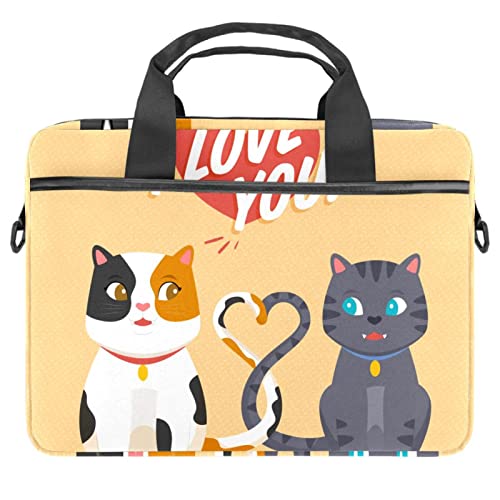 Sacoche pour ordinateur portable 14.5 pouces motif chatons, cadeau idéal