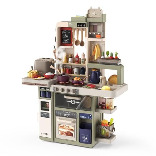 Luulife ���܂܂��� �L�b�`���Z�b�g�������� �q���p������������Z�b�g �����Q�[���g�ݗ��� �e�q�̃R�~���j�P�[�V�����ɍœK�Ȓm��ߋ� ���킢���a�����v���[���g�ɂ� �j�̎q�ɂ����̎q�ɂ��œK�ł� (69*27*93CM,�O���[�O���[��)