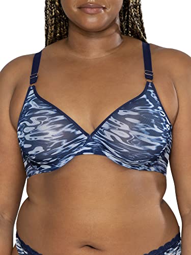 Image of Smart & Sexy Women's Sheer Mesh Demi Underwire Bra - See Through Bras