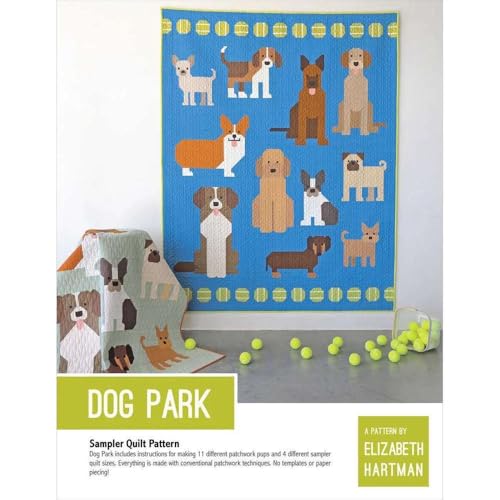 Elizabeth Hartman Dog Park Quilt Pattern