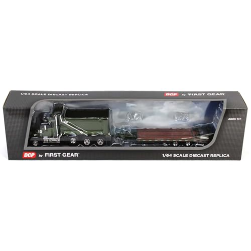 DCP 1/64 Green Western Star 49X con remolque miniatura 4