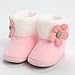 Shoes Infant Baby Cotton Shoes Toddler Shoes Fleece Warm Boots Shoes Fashion Printing Non Slip Breathable Nude Boots Girls Boots Size 1