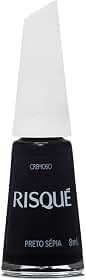 Risqué Esmalte Preto Sépia 8 Ml