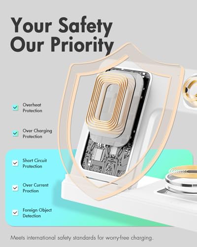 GETPALS 3-in-1 Wireless Charging Stand (Qi, 15.5W) — view 6