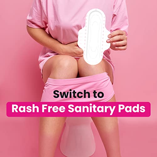 everteen XL Soft Neem-Safflower Sanitary Pads for Women – 20 Pads, Rash Free, Anti Tan, Skin Friendly, Double Wing Shape, Advanced Leak Protection, X Large, 280mm - Image 3