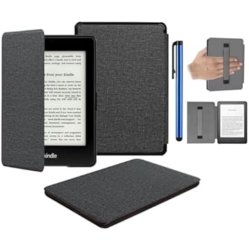 Capa Novo Kindle 11ª Geração 2024 e 2022 (RS23CV e C2V2L3) - Rígida Com Alça - Sistema de Hibernação - Fechamento Magnético - ®Youtek (Preta)