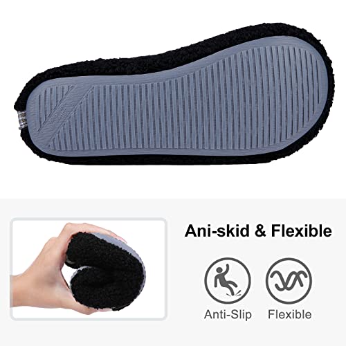 Shevalues Cozy Ballerina Slippers For Women Memory Foam Indoor Wide Slippers For Swollen Feet thumb #5