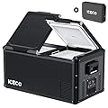 ICECO VL90 Pro 95 Quarts Dual Zone Portable Refrigerator with SECOP Compressor, Multi-directional Lid, APP, Dual USB & DC 12/24V, AC 110-240V | Compact Refrigerator | For Car, Home | With Battery