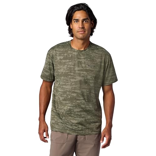 Image of MARMOT Men's Air Exchange UPF 50 Short Sleeve Crew Neck Shirt - Breathable, Moisture Wicking