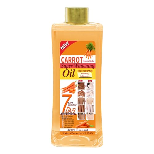Turmeric Oil – de piel prediluido | 300 ml Hidratante Body ?il | Brightening Turmeric ?il for Radiant Skin, Elasticity, Dry Relief & Rutina