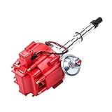 LaMulaAuto HEI Distributor LaMulaAuto Compatible with Chevy AMC/JEEP SBC/BBC V8 290 304 343 360 390 401, 65k Volt Coil for 7500 RPM, One-Wire Installation