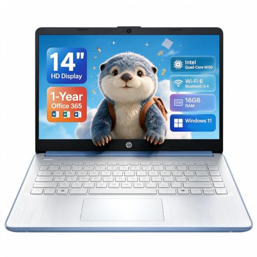HP 14-inch Laptop Ultra Light 1-Y Office 365, Wi-Fi 6