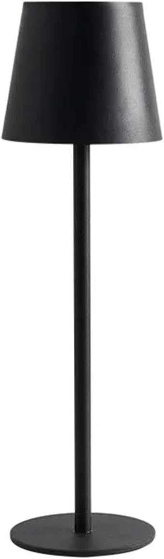 2 Lampade LED Da Tavolo Ricaricabili - Luce Calda 3000K, Dimmerabile, USB-C, IP54, Nero - Foto 7