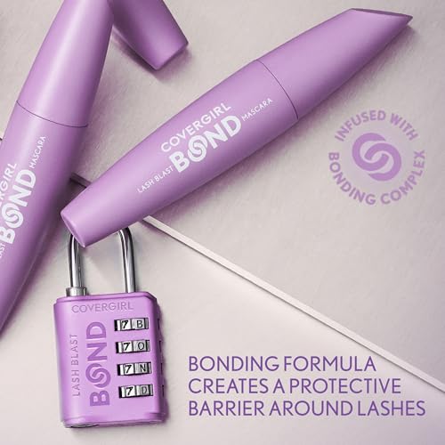 COVERGIRL Lash Blast Bond Volume Mascara - 800 - Extreme Black, Bonding Complex to Condition & Nourish Lashes, Smudge-Proof, Clump-Free, Volumizing, Vegan Formula - Image 6