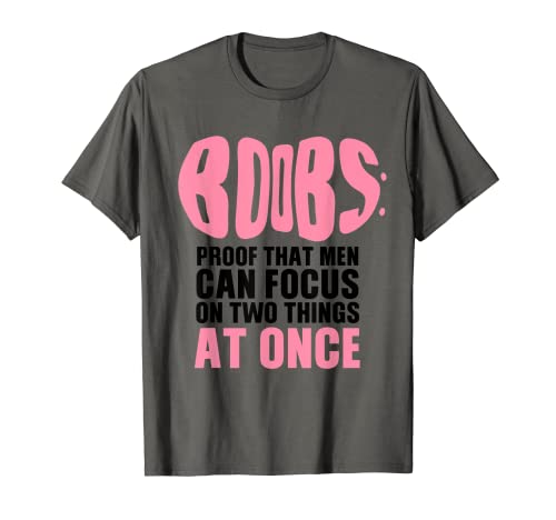 Divertido Adulto Humor Tetas Regalo Fresco Rude Travieso Tetas Mordaza Camiseta