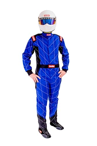 RaceQuip® 130923RQP Chevron-1 Driving Suit - SFI 3.2A/1 - Blue - Medium