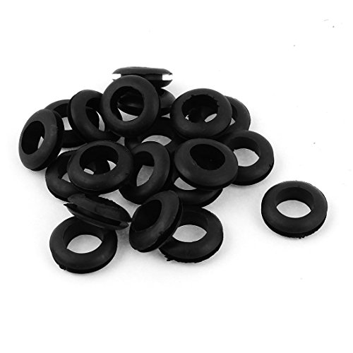 Limited Discount uxcell a15081100ux0612 14 mm Inner Diameter Rubber Electrical Round Wire Grommets Gasket 20 Pcs (Pack of 20)