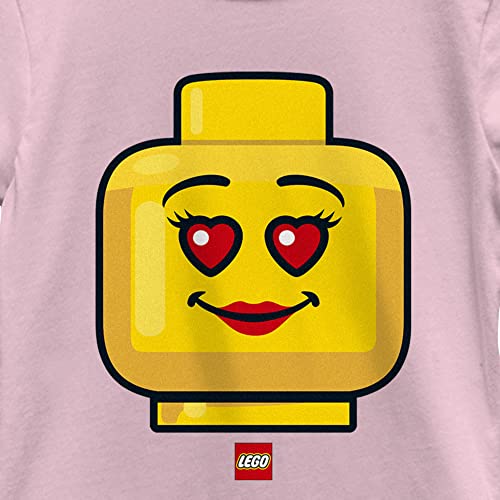 Girl's Lego Heart Eyes Face T-Shirt2